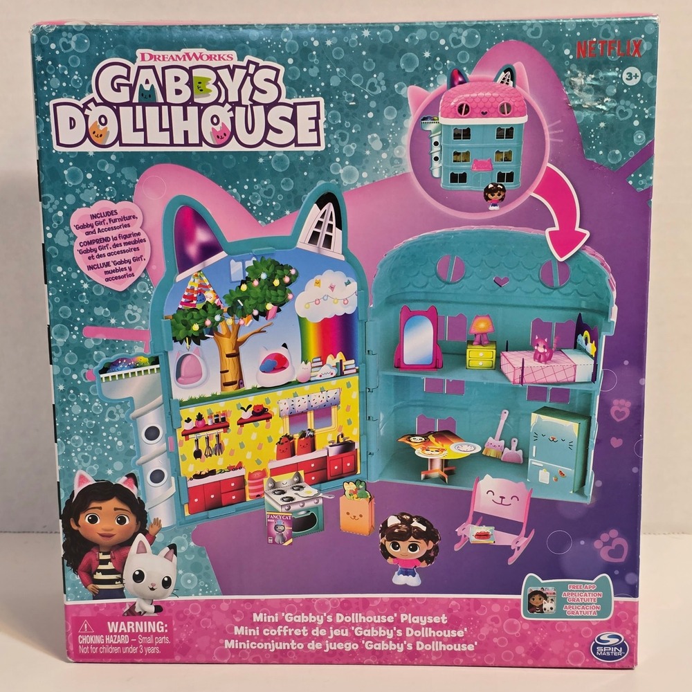 Dreamworks Gabby's Dollhouse Mini‎ Playset With Figures Accessories New